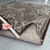 Коротковорсный Ковер Медальон Арт 30066 Коричневый