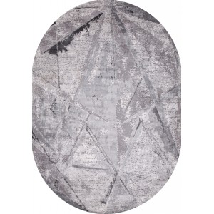 Ковер Armina 04022G GREY / GREY Овал